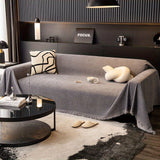 Protect Your Furniture with Luxurious Pet Proof Couch Cover - Chenille Sofa Protector, Anti-Scratch Slipcover, All-Season Couch Shield