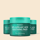 Azelaic Acid Soothing Toner Pads for Redness Relief & Radiant Skin, tone evening, blemish care, calming hydration