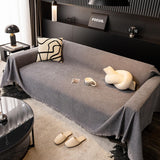 Protect Your Furniture with Luxurious Pet Proof Couch Cover - Chenille Sofa Protector, Anti-Scratch Slipcover, All-Season Couch Shield