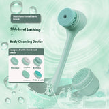 Electric Rotating Bath Brush with Long Handle – Automatic Body Scrubber, Deep Cleansing Shower Tool, Full-Body Exfoliating Brush