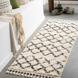 Wallagrass Trellis Shag Area Rug – plush comfort, Moroccan style, textured design