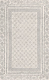 Burdette Soft Neutral Farmhouse Rug – cozy texture, modern pattern, versatile décor