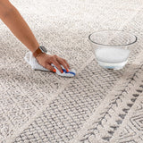 Burdette Soft Neutral Farmhouse Rug – cozy texture, modern pattern, versatile décor