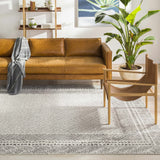 Burdette Soft Neutral Farmhouse Rug – cozy texture, modern pattern, versatile décor