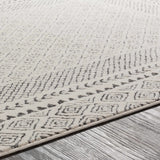 Burdette Soft Neutral Farmhouse Rug – cozy texture, modern pattern, versatile décor