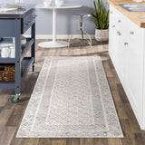 Burdette Soft Neutral Farmhouse Rug – cozy texture, modern pattern, versatile décor