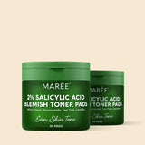 Witch Hazel Clearing Pads for Blemish Control & Gentle Exfoliation, pore refining, oil balancing, skin soothing