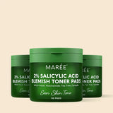 Witch Hazel Clearing Pads for Blemish Control & Gentle Exfoliation, pore refining, oil balancing, skin soothing