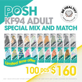 POSH KF94 Adult 100pcs Special Mix and Match