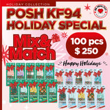 Posh Holiday Special Limited Edition KF94 Mask - 100pcs Mix & Match