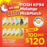 Posh KF94 Melange 100pc Mix and Match Crazy Sale Special