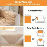 Plush Nordic Sofa Slipcover - Dog-Friendly Sofa Protector, Nordic Plush Slipcover, Non-Slip Couch Cover