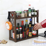 Multilayer Kitchen Storage Shelving - Compact Kitchen Rack, Foldable Storage Stand, Multi-Tier Organizer