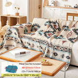 Extra Large Sofa Cover – Stretchable Furniture Protector - Stretch Sofa Protector, Linen Couch Cover, Pet-Friendly Slipcover