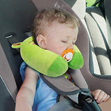 Kids Cartoon U-Shaped Plush Travel Neck Pillow - Cervical Support, Machine Washable Cover, Airplane Comfort