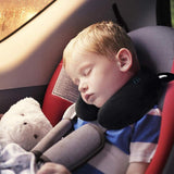 Kids Cartoon U-Shaped Plush Travel Neck Pillow - Cervical Support, Machine Washable Cover, Airplane Comfort