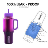 COLDEST 24oz Limitless Ultra V8 Insulated Water Bottle – Leakproof, Floating Design, Multi-Lid Hydration System, stainless steel, cupholder friendly, cirkul compatible