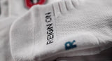 Cloud Tech Performance Socks - White – athletic socks, breathable comfort, durable sportswear
