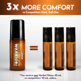 Royal Warrior Cooling Frankincense DMSO Roll-On with Menthol for Joint & Muscle Comfort, Portable Pain Relief Roller, Fast Absorbing Formula, Mess-Free Application