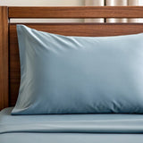 Copper-Infused Bamboo Cooling Pillowcase – Silky Breathable Sleep Essential, moisture-wicking bedding, luxury bamboo linens, antimicrobial comfort