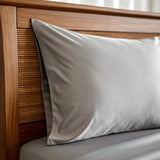 Copper-Infused Bamboo Cooling Pillowcase – Silky Breathable Sleep Essential, moisture-wicking bedding, luxury bamboo linens, antimicrobial comfort