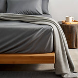 Copper-Infused Bamboo Cooling Sheet Set – Breathable Antimicrobial Luxury Bedding, moisture-wicking sheets, hypoallergenic bamboo bedding, deep pocket cooling linens