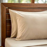 Copper-Infused Bamboo Cooling Pillowcase – Silky Breathable Sleep Essential, moisture-wicking bedding, luxury bamboo linens, antimicrobial comfort