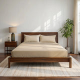 Copper-Infused Bamboo Cooling Sheet Set – Breathable Antimicrobial Luxury Bedding, moisture-wicking sheets, hypoallergenic bamboo bedding, deep pocket cooling linens