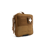 Everyday Carry Compact Trauma First Aid Kit with MOLLE Panel, Tactical Emergency Medical Kit, Portable EDC Survival Pack, Bleeding Control Essentials