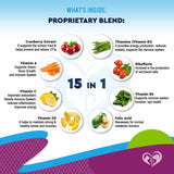 15-in-1 Liquid Multivitamin for Cats & Dogs with Glucosamine and Cranberry - Daily Nutrition, Joint Mobility, Skin & Coat