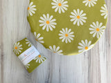 Reusable Bowl Cover- Daisy - Cotton Bowl Cover, Eco-Friendly Food Lid, Reusable Kitchen Cover