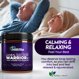 Inner Warrior DMSO Nerve & Muscle Relief Cream with Magnesium for Daily Comfort, Fibromyalgia Support Cream, Lavender Essential Oil Blend, Fast Absorbing Formula