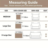 Protect Your Furniture with Luxurious Pet Proof Couch Cover - Chenille Sofa Protector, Anti-Scratch Slipcover, All-Season Couch Shield