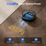 Teendow D10S Max Self-Emptying Robot Vacuum and Mop with LDS Laser Navigation, Smart Floor Cleaning, Automated Dust Collection, Precision Home Mapping