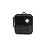 Everyday Carry Compact Trauma First Aid Kit with MOLLE Panel, Tactical Emergency Medical Kit, Portable EDC Survival Pack, Bleeding Control Essentials
