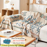 Extra Large Sofa Cover – Stretchable Furniture Protector - Stretch Sofa Protector, Linen Couch Cover, Pet-Friendly Slipcover