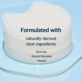 Birch Juice Moisturizing Pad (80pcs) - Hydrating and Soothing Facial Pads, Triple-Layer Toner Pads