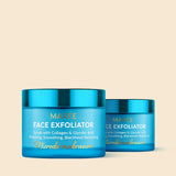 Face Polishing Scrub & Exfoliator for Smooth Hydrated Skin, dual exfoliation, texture refining, collagen care