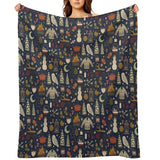Winter Nights Plush Blanket, Cozy Flannel Throw, All-Season Soft Blanket
