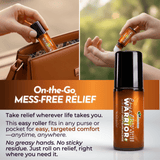 Royal Warrior Cooling Frankincense DMSO Roll-On with Menthol for Joint & Muscle Comfort, Portable Pain Relief Roller, Fast Absorbing Formula, Mess-Free Application