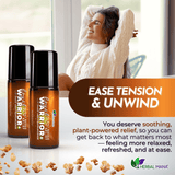 Royal Warrior Cooling Frankincense DMSO Roll-On with Menthol for Joint & Muscle Comfort, Portable Pain Relief Roller, Fast Absorbing Formula, Mess-Free Application
