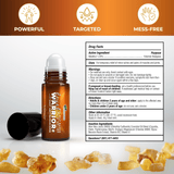 Royal Warrior Cooling Frankincense DMSO Roll-On with Menthol for Joint & Muscle Comfort, Portable Pain Relief Roller, Fast Absorbing Formula, Mess-Free Application