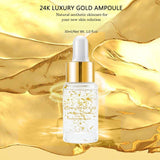 24K Gold Radiance Concentrate Serum – Vegan, Gluten-Free Hydrating & Illuminating Formula