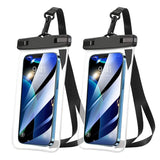 Waterproof Phone Pouch for Mobile Phones Under 6.9 Inches - Diving Protection, Touch Sensitive, Double Lock Seal