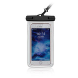 Waterproof Phone Pouch for Mobile Phones Under 6.9 Inches - Diving Protection, Touch Sensitive, Double Lock Seal