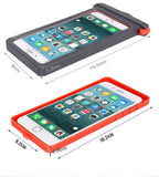 Waterproof Phone Pouch for Mobile Phones Under 6.9 Inches - Diving Protection, Touch Sensitive, Double Lock Seal