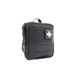 Everyday Carry Compact Trauma First Aid Kit with MOLLE Panel, Tactical Emergency Medical Kit, Portable EDC Survival Pack, Bleeding Control Essentials