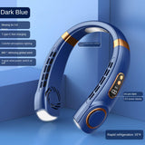 Hands-Free Neck Fan with Light - Bladeless Cooling, Rechargeable 5200mAh Battery, 5-Speed Airflow