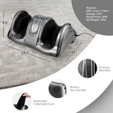 Therapeutic Shiatsu Foot Massager with High-Intensity Rollers – Deep Tissue Relaxation Device, Electric Foot Therapy Machine, Home Wellness Massager