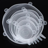 Lids for Kitchen Microwave Bowl - Silicone Food Covers, Microwave Bowl Seal, Leak-Proof Lid Set